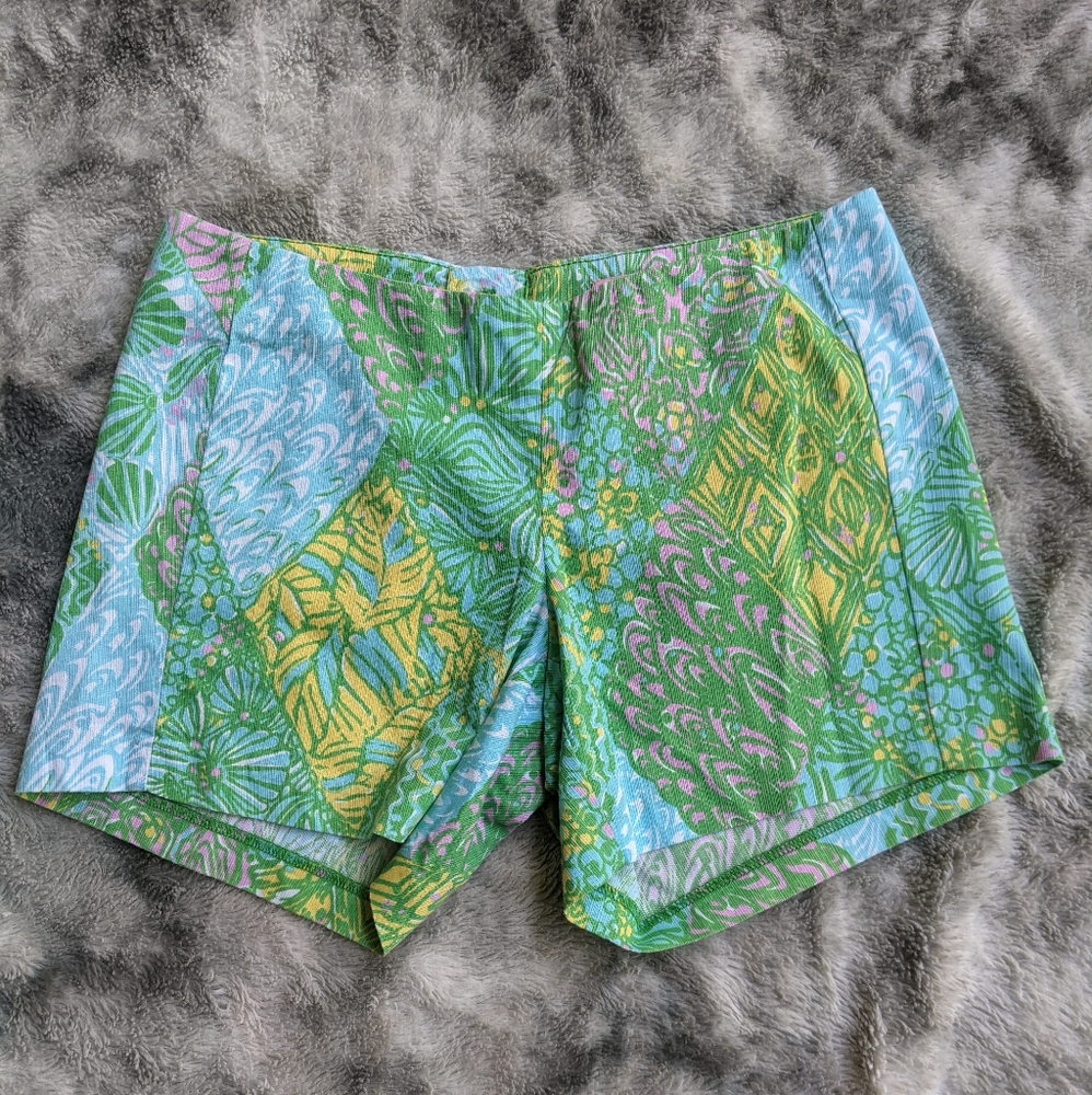 Lilly Pulitzer Deenie Shorts Multi Sun Dance